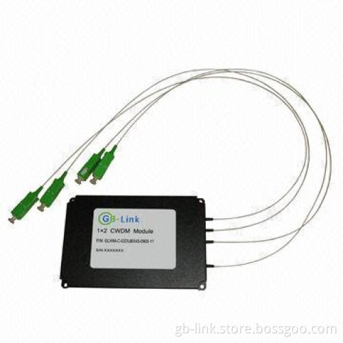 CWDM Mux/Demux Module (Small Box with Pigtail/LGX Box/Aluminum Case Compatible with 19-inch Rack)
